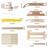 SYWAN 13 Pieces Weaving Loom Kit, Wood DIY Weaving Loom