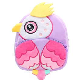 KISSOURBABY Zoo - Mochilas para niños pequeños, Púrpura (Owl Purple), Una talla, Viajar