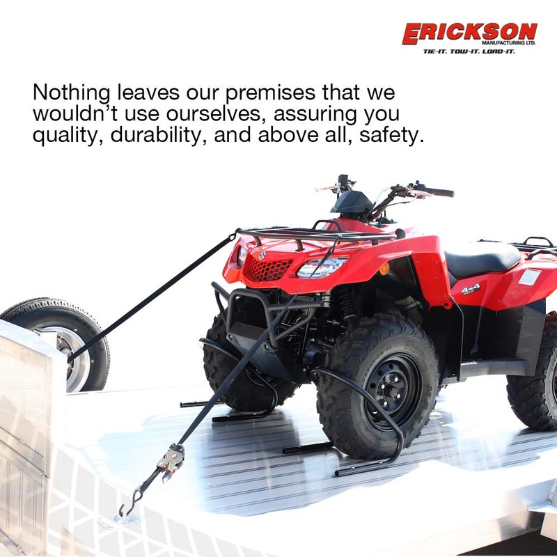 Erickson 34416 Pro Series Black 2" x 10' Retractable Ratcheting