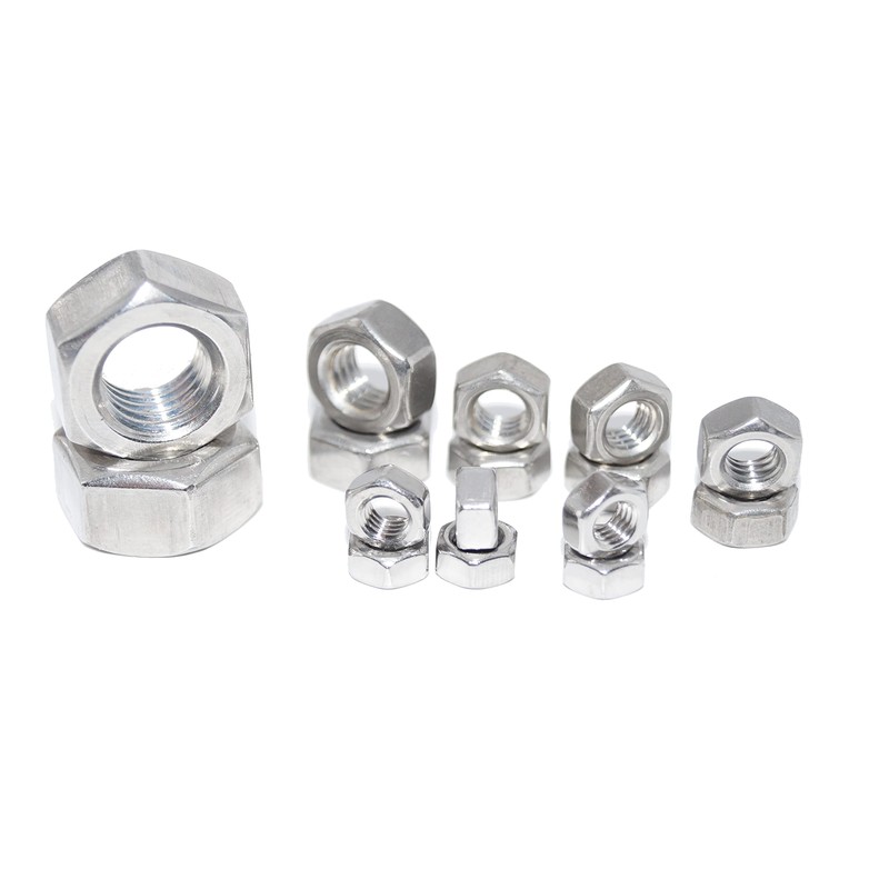 Hex Nuts 3.5 Pack of 25 DIN 934 A2-50 Stainless