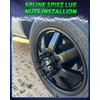 M14x1.5 Spike Lug Nut, Tire Spiked Black Lug Nuts Set