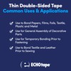 ECHOtape DC-T274A General Purpose Frosted Clear Double Sided Tape for