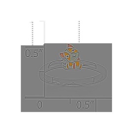 925 Sterling Silver Rhodium Plated Enamel Animal Dog Ring for Boys or Girls Sizes F to H, Metal