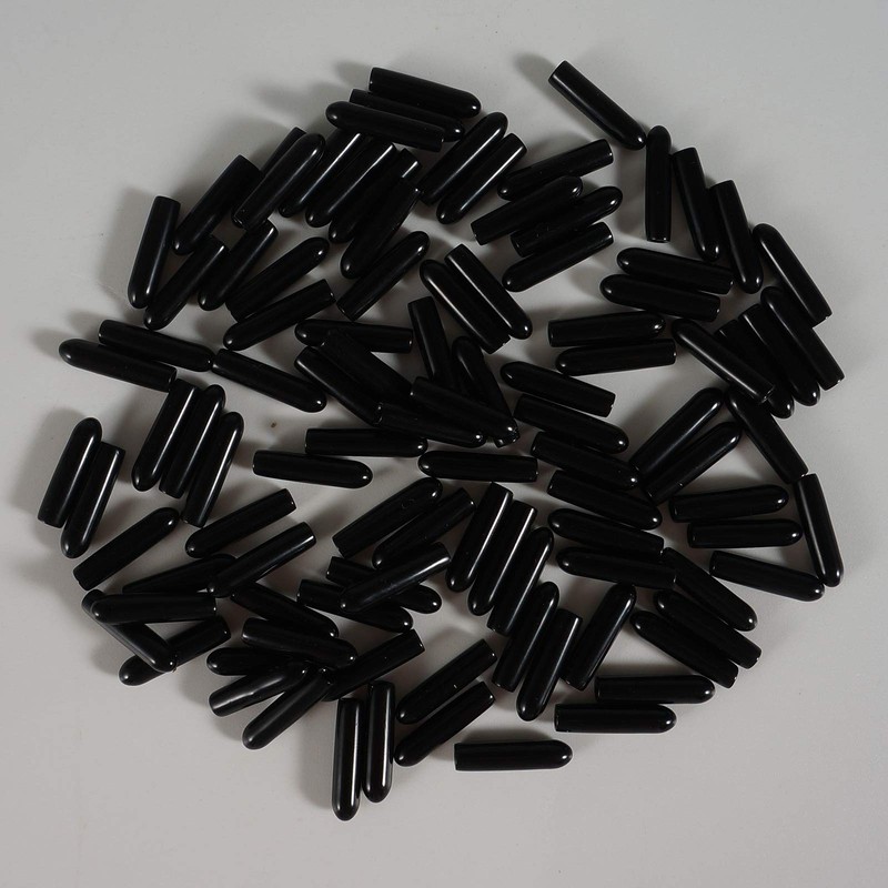 50 Pcs Screw Thread Protectors, PVC Rubber Round Tube Bolt