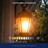FLSNT Dusk to Dawn Outdoor Sensor LED Edison Bulbs, 4W