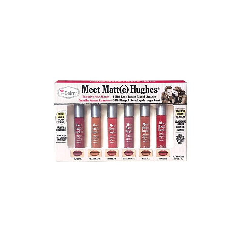 theBalm - Kit de labiales Meet Matt(e) Hughes, violumen 2,