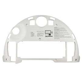 Replacement Bottom Base Plate Cover Chassis for Roborock Q7 Max, Q7 Max+ (Plus) Models Robotic Vacuum Cleaner - White Durable Lower Housing Shell with Precut Sensor Ports