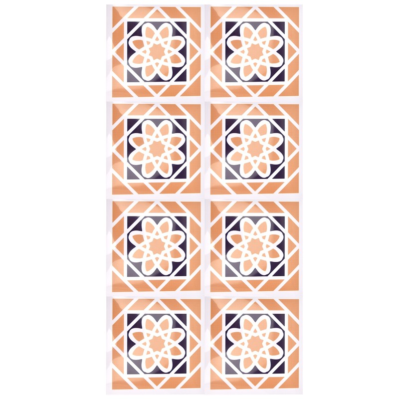 10Pcs set Imitation Ceramic Tile Wall Sticker Waterproof SelfAdhesive Wallpaper