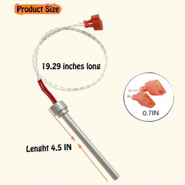 St. Croix Pellet Stove Igniter Replacement for The Hastings, York Insert, and All St. Croix Pellet Stove Models Part 80P52677-R.(2003 & Earlier)