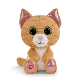 NICI GLUBSCHIS Cat Tabbrey 15 cm - Soft Plush Cuddly Toy, Cute Plush Toy for Cuddling and Playing, for Children & Adults, 48698, Great Gift Idea, Tabby