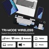 EPOMAKER X Aula F108 PRO Wireless Gaming Keyboard with Screen,