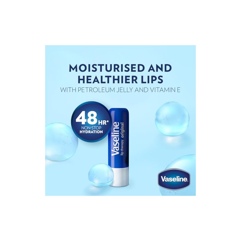 Lip Therapy Original Petroleum Jelly by Vaseline for Women -