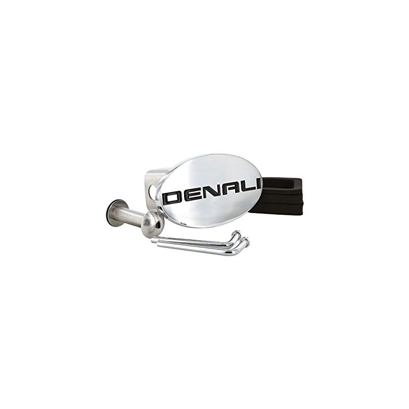 Denali Wordmark GMC Chrome Plated Trailer Hitch Cover Plug 2