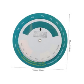 Gatuida Bmi Weight Index Turntable Chart Body Weight Measurement Guide for Males and Females Easy Installation Safe Material for Home Gym Clinic Use