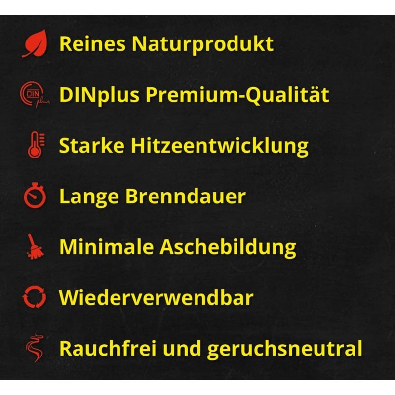 10 kg Greek Fire Profi-Holzkohlebriketts