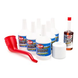 Red Line Oil Change Kit fits 2008-2010 Ford F-150 4.6L V8 Engine - Includes 6 Quarts of Oil, 1 Filter, 1 Fuel Cleaner, 1 Funnel