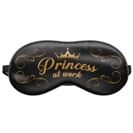 Sleeping Mask Travel Relax Eye Cover Bed Emoji Nap Blindfold Princess at Work [042]