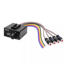 Recoil LCV Universal Bass Knob Level Controller with Built-in Digital Voltmeter