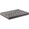 FS035BO 35 mm Full-Size foam tray with 36 compartments