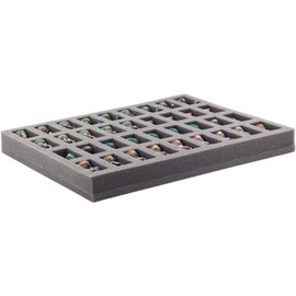 FS035BO 35 mm Full-Size foam tray with 36 compartments