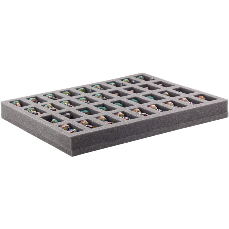 FS035BO 35 mm Full-Size foam tray with 36 compartments