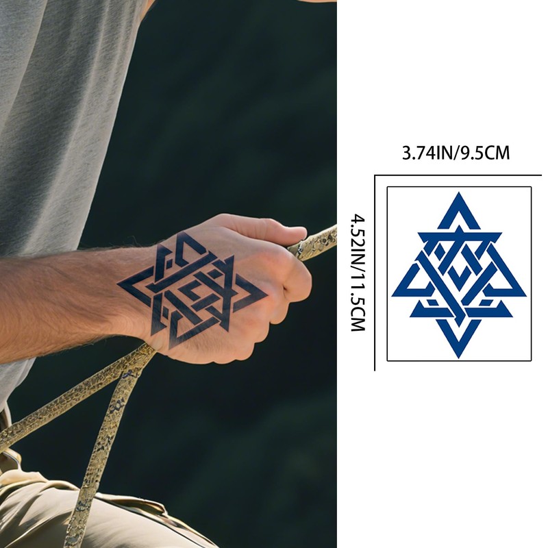 CUTELIILI 10 Pcs Celtic Viking Tattoos Nordic Tattoo for the