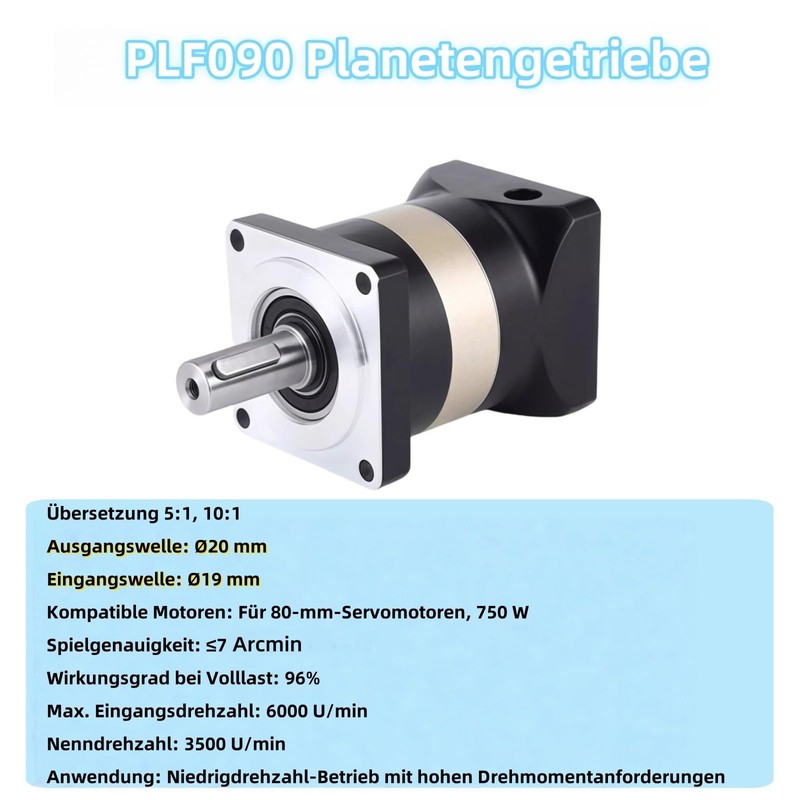 Planetary Gearbox Speed Reducer Gear Head Ratio 10:1 Backlash <=