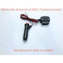 vegajf OBD ll GPS Tracker Power Supply Adapter with ON/OFF switch 12v oultet