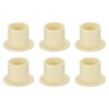 sourcing map 6Pcs Flanged Sleeve Bearing, Plastic Bushing ID 10mm