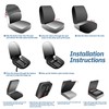 runfider Front Truck Seat Cover for Dodge Ram Quad Cab