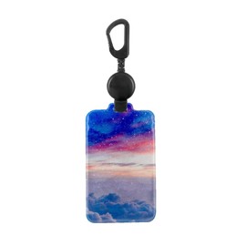 Hawkeye Sea of Clouds/Open Pass Reflecting Light Pass Case with Expandable Reel, transparent