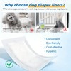 Dog Diaper Liners （Regular 200 Count） Absorbent and Super Soft