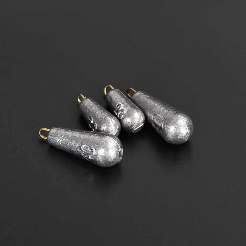 Orurdo qb500103c03n0 Eggplant Shaped Fishing Tackle Weights 0.7 oz (20