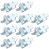 Seentech Freezer Shelf Clips – Metal Retainer Support Brackets for