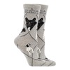 WHD French Bulldog Socks (Gray, Medium)