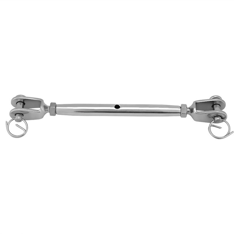 Qiilu Frame Turnbuckle Jaw Turnbuckle Jaw Bolt Stainless Steel Body