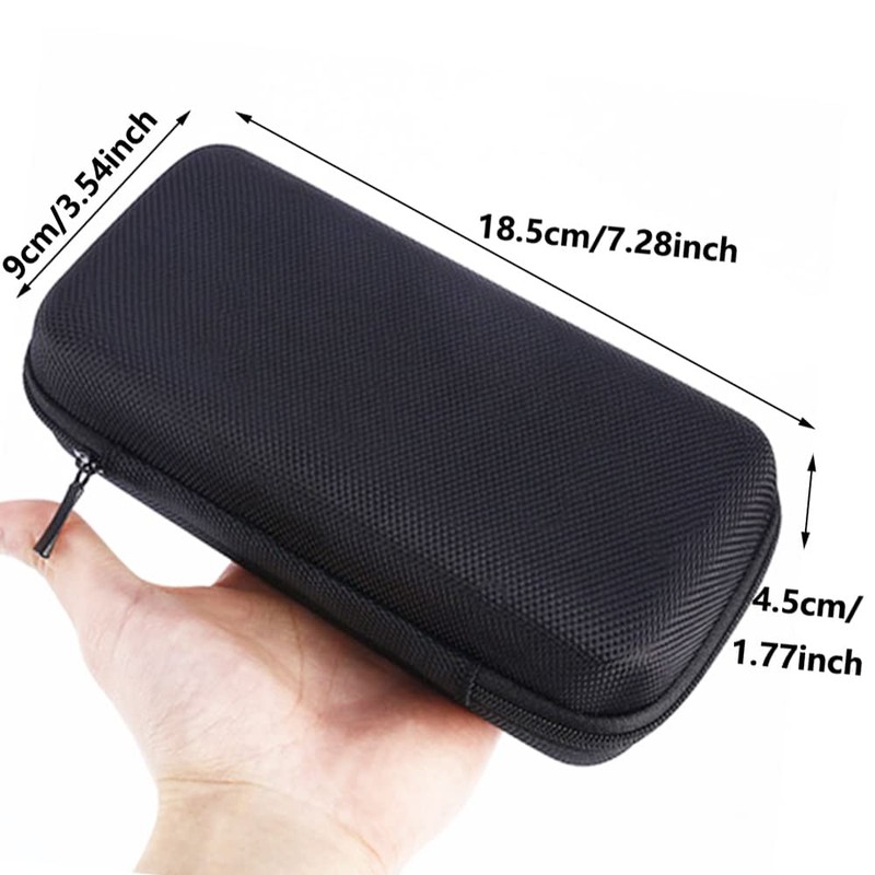 Waterproof Microphone Bag, 18.5cm EVA Microphone Storage Box Small Organizer
