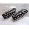 metaldevastation.com TSJUDER.. LEATHER SPIKED GAUNTLET BULLDOG SPIKES . BLACK METAL