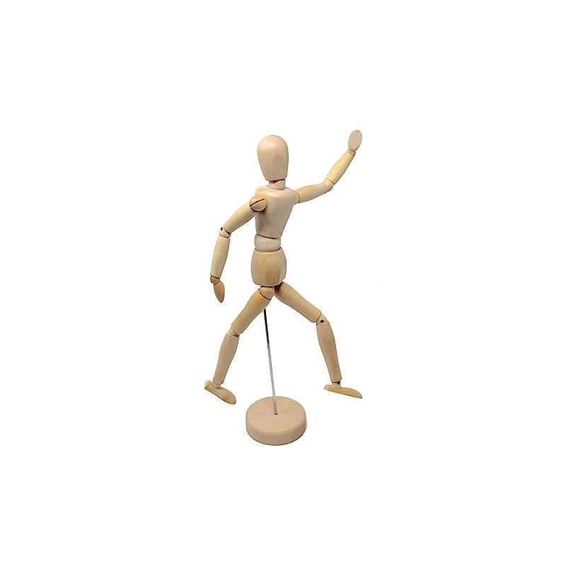 12" wooden Manikin Lay Figure Art Mannequin