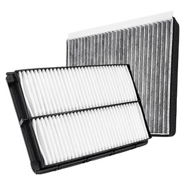 Engine & Cabin Air Filter Compatible with Hyundai SANTA FE (20-19), Kia TELLURIDE (23-20), Replacement for CF10735,CA11943