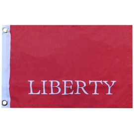 Generic Alternative Novelties Huntington Liberty Red 12x18 12""x18"" 12 Inch x 18 Inch Rough Tex 100D Printed Polyester Flag Banner With Grommets