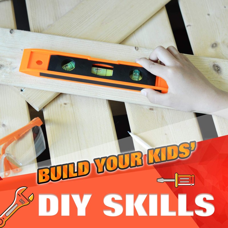 JoyTown Kids Real Tool Set - Junior Steel Forged Tool