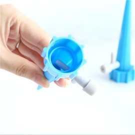 CTFRQC 6 Pack Self Watering Spikes for Plant, Outdoor Automatic Plants Waterer, Insert Devices with Adjustable Vavle Switch for Garden Water Planter System Indoor & Outdoor