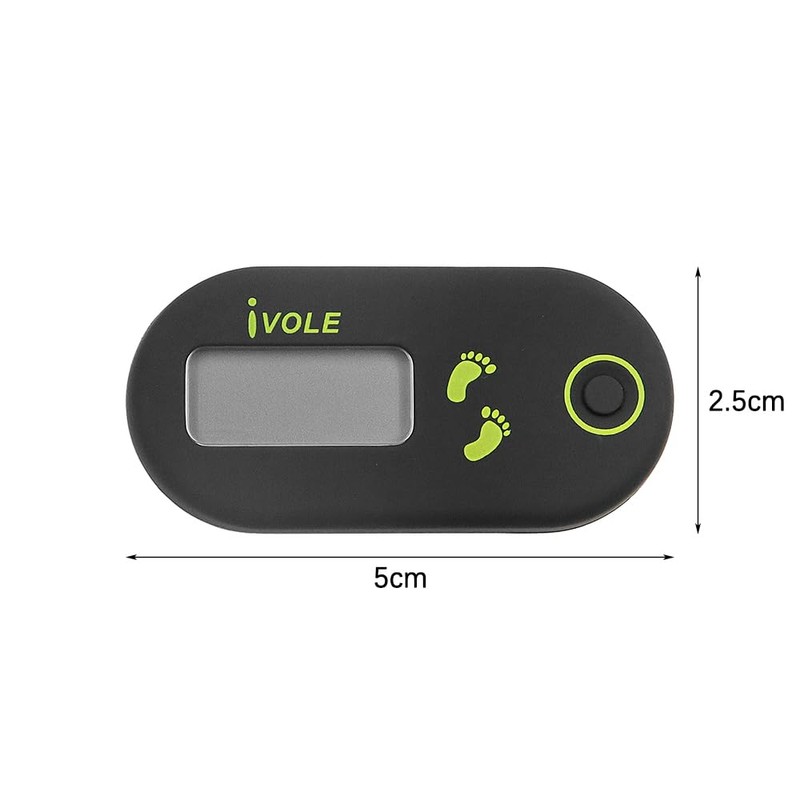 WANGCL 3D Digital Pedometer Miles Tracker for Walking Track Steps
