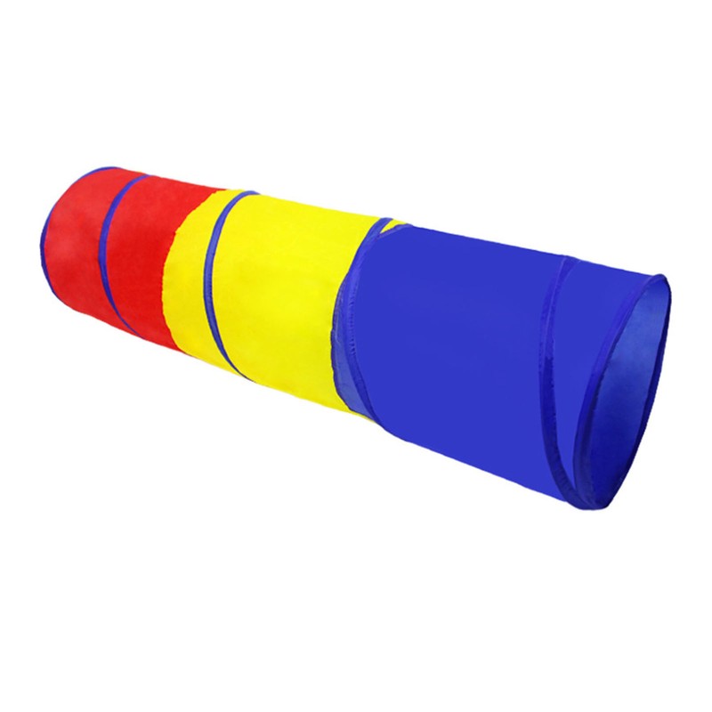 Kids Play Tunnel Folding Polyester Cloth Baby Crawling Training Equipment