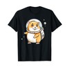 Cute Astronaut Hamster I Outer Space Hamster T-Shirt