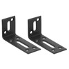 sourcing map Adjustable L Corner Braces, 4Pcs 80 x 40