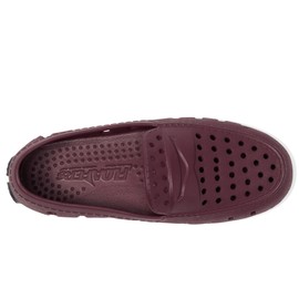 Floafers Boy's Prodigy Driver (Toddler/Little Kid/Big Kid) Burgundy/Asphalt 11 Little Kid M
