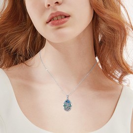 ONEFINITY Archangel Saint Michael/Christopher/St Jude Chain 925 Sterling Silver St Michael Medal Archangel Pendant Necklace Religious Protection Jewellery Gift for Men and Women, Silver, Simulated