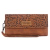 Montana West X Wrangler Western Carved Wristlet Wallets for Women